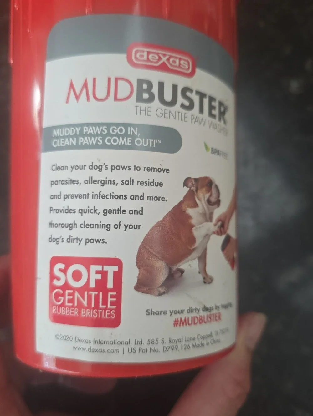 Dexas MudBuster Gentle Paw Washer
